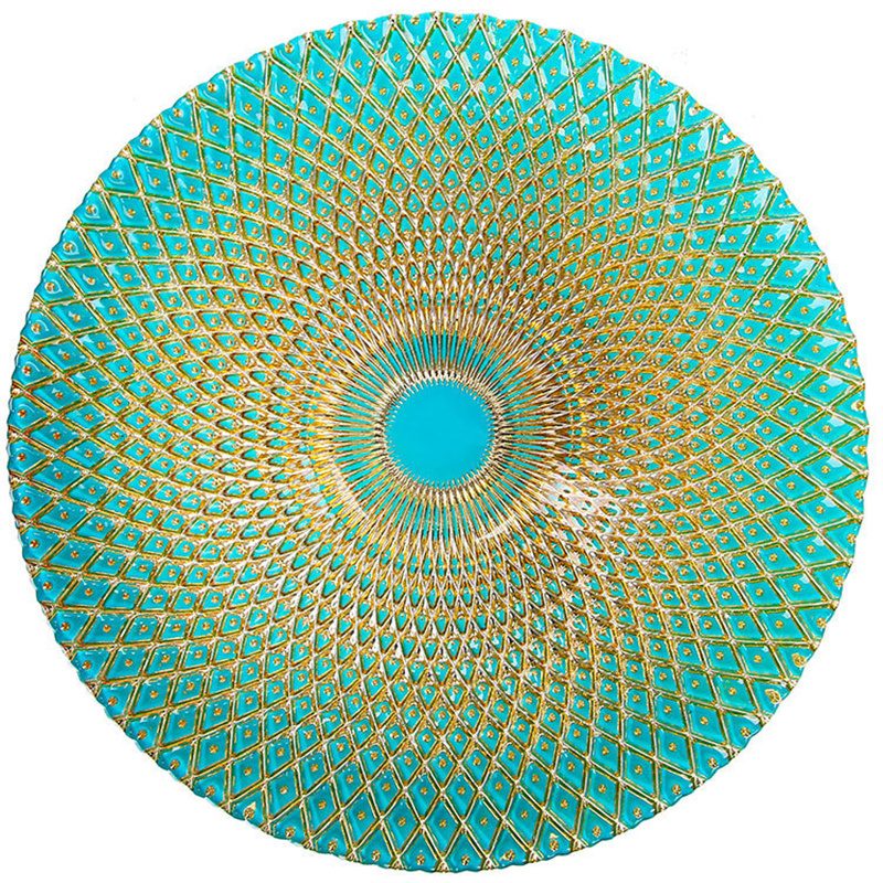 Wholesale Glass Charger Plate PZ-057 - Image 2